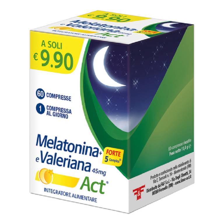 MELATONINA ACT +VAL+FT5C 60CPR