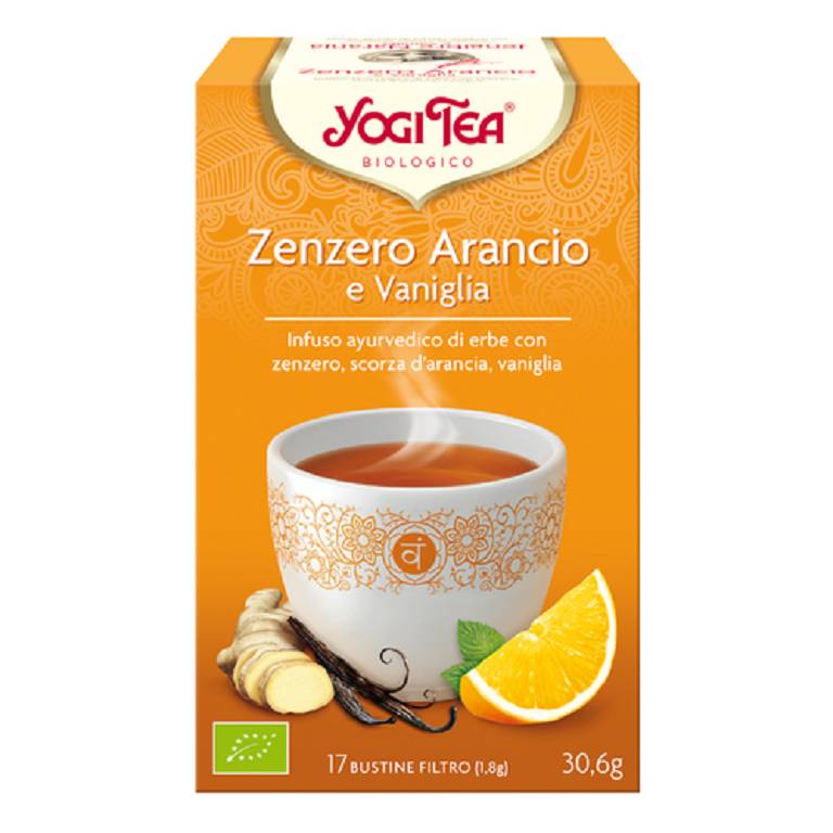 YOGI TEA ZENZERO ARANCIO VANIG